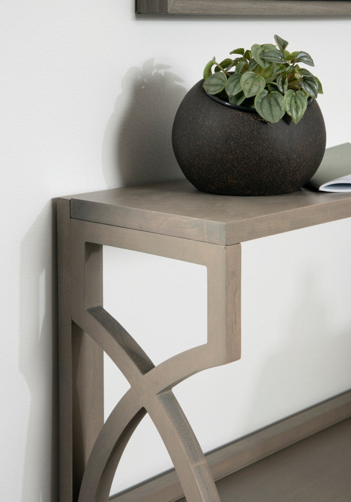 Raines Wood Wall Shelf, Gray 25x8x28