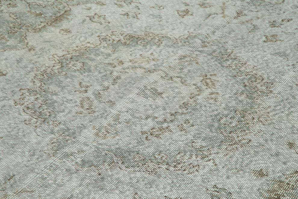 Rug N Carpet - Handmade Oriental 5' 6" x 9' 3" Vintage Overdyed Area Rug