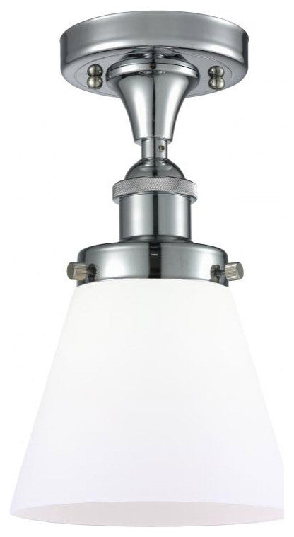 INNOVATIONS LIGHTING 916-1C-PC-G61-LED Small Cone 1 Light Semi-Flush Mount