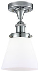INNOVATIONS LIGHTING 916-1C-PC-G61-LED Small Cone 1 Light Semi-Flush Mount