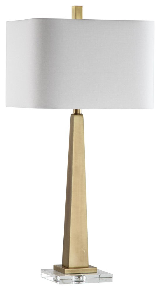 Modern Table Lamp, Antique Brass