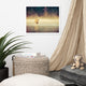 Golden Mist on Waples Pond Framed Photo Paper Wall Art Prints, White, 16" X 20"