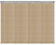 Bisque 4-Panel Track Extendable Vertical Blinds 48-88"W