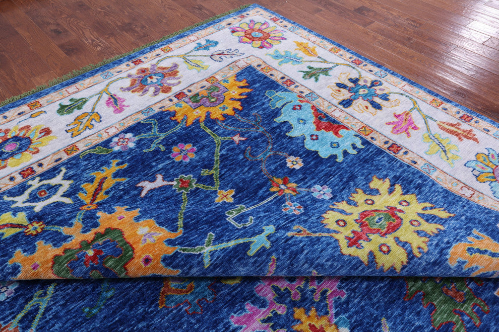 Turkish Oushak Hand-Knotted Wool Rug 12' 4" X 14' 4" - Q13531