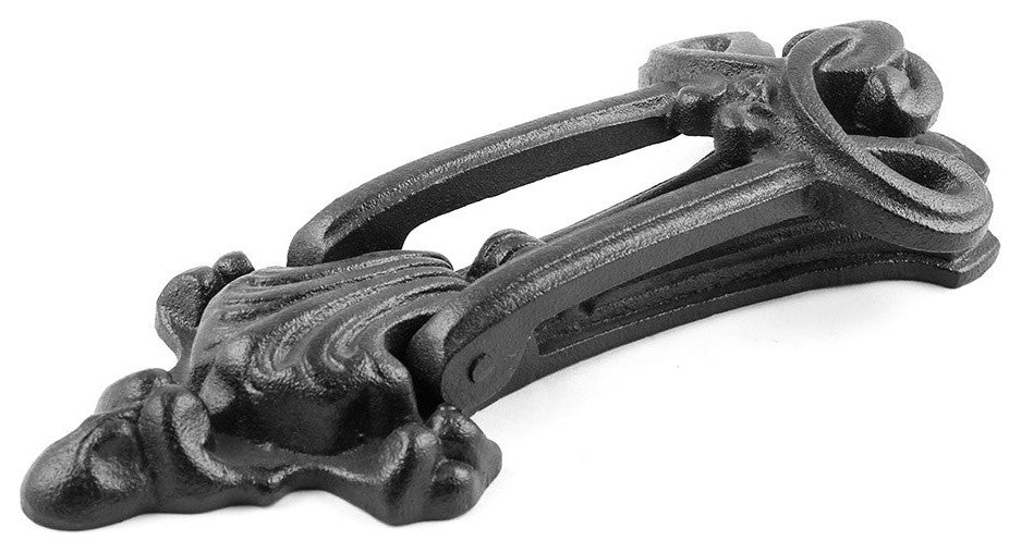 Black Front Door Knocker Cast Iron Brass Rust Resistant Renovators Supply
