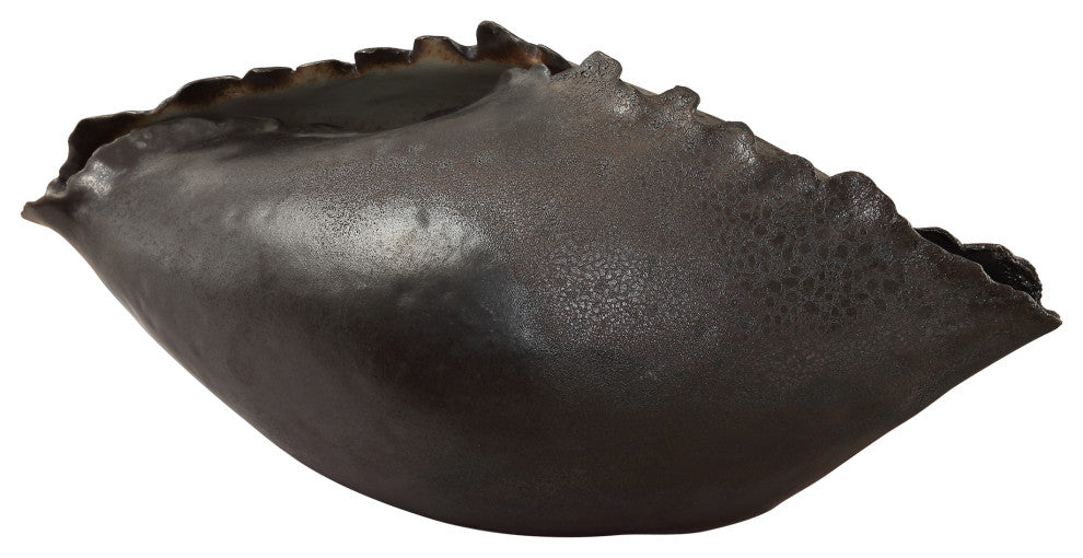 Uttermost Blossom Bronzed Metallic Vase