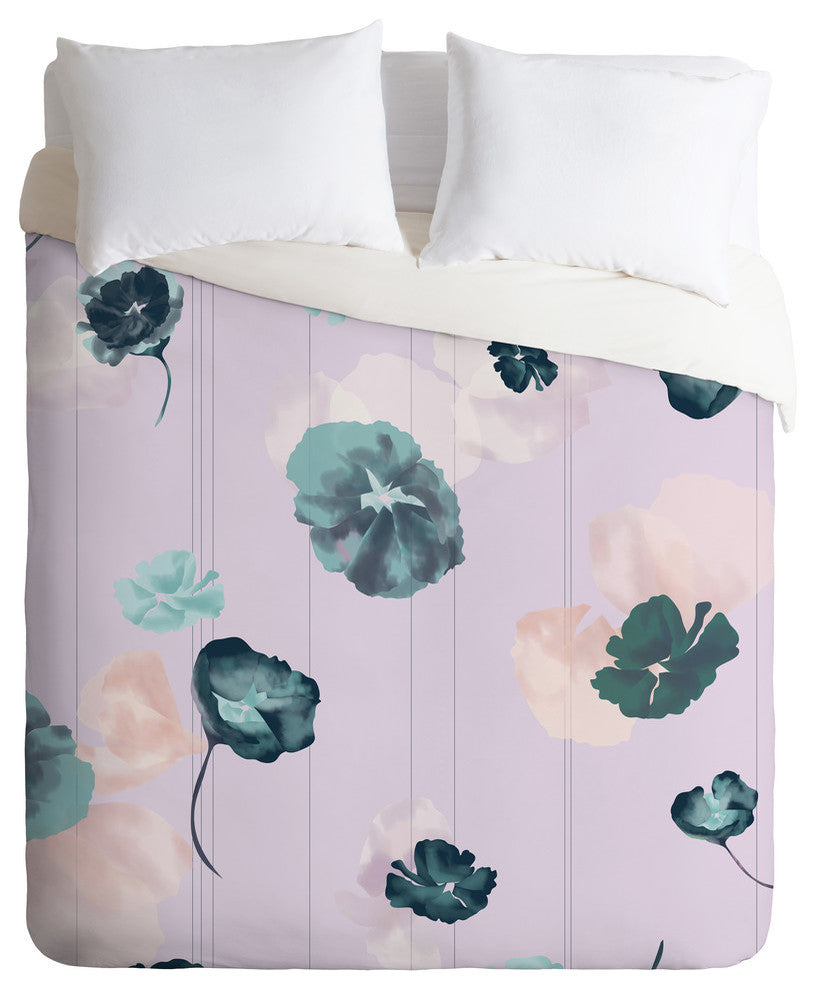 Deny Designs Khristian A Howell Mademoiselle In Lavender Duvet Cover - Lightweig