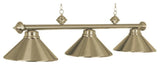RAM Gameroom 54" 3 Light Billiard Light, Antique Brass