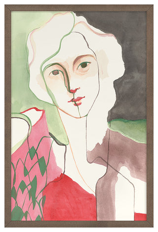 Louise Fine Art Print, Walnut, 36"x24"
