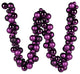 Assorted Ornament Ball Christmas Garland , Plum, 6'