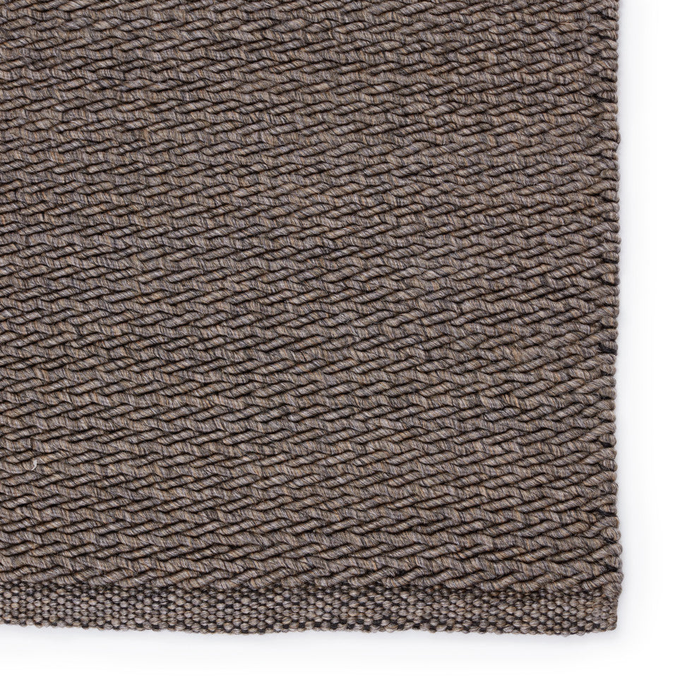 Jaipur Living Ryker Indoor/ Outdoor Solid Brown/ Gray Area Rug, 4'x6'
