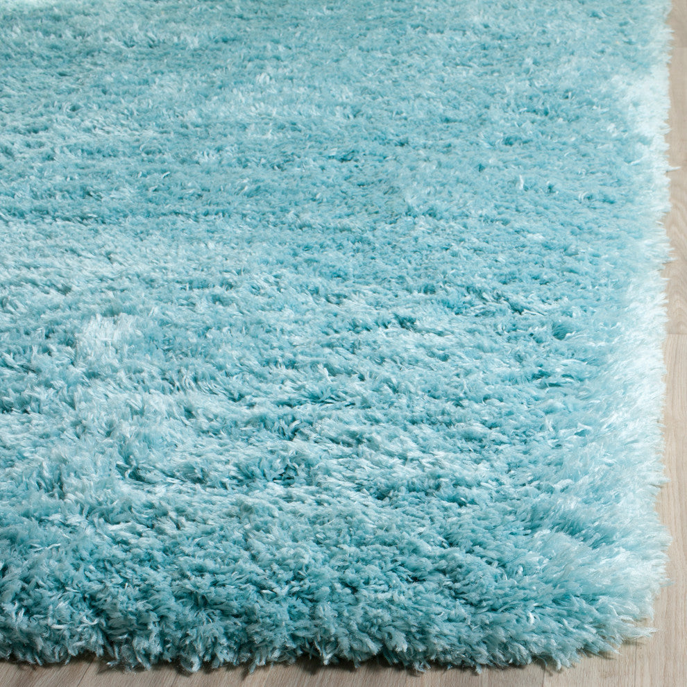 Safavieh Polar Shag Psg800T Rug, Light Turquoise, 8'x10'