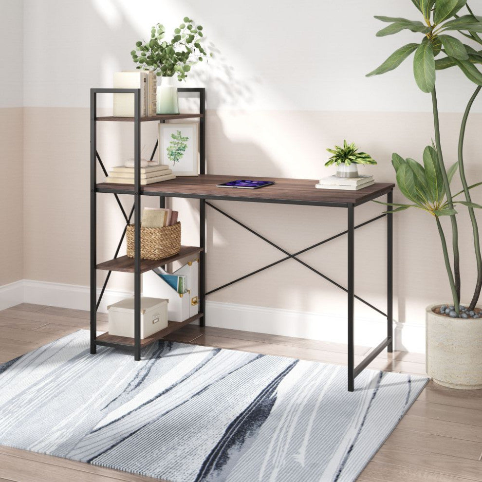 Lebanon Desk Brown/Black