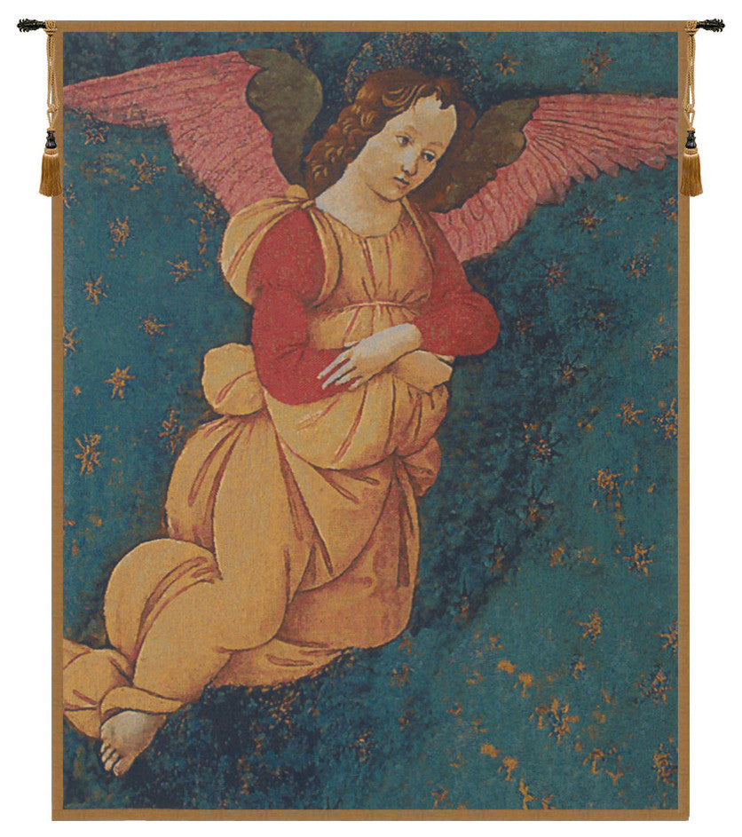 Angels Altarpiece Vertical Belgian Wall Tapestry
