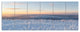 Winter Landscape in Lapland, Landscape Canvas Art Print, 70"x28", 6 Panels