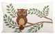 Pomeroy Owl Pillow 20x12" Caf