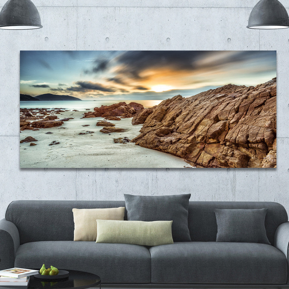 Quang Ninh Province Vietnam, Landscape Canvas Art Print, 60"x28"