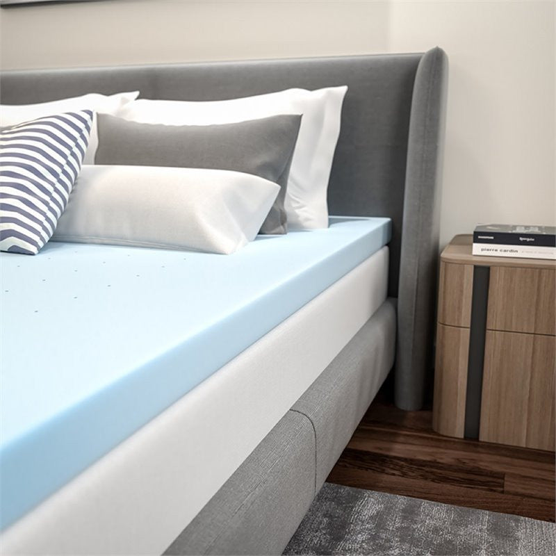 Flash Furniture Capri Comfortable Sleep 3 inch Cooling Gel Mattress Topper -King