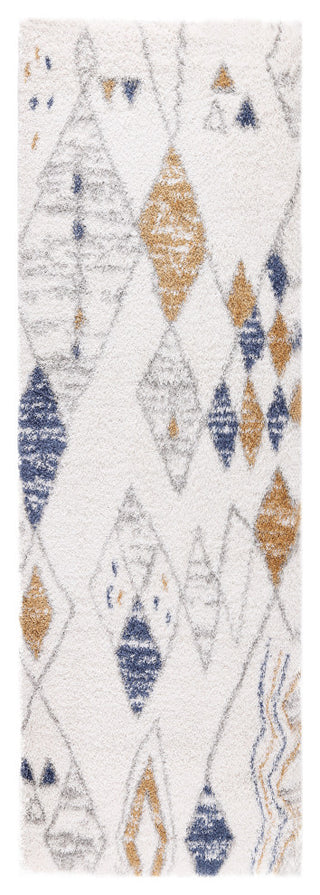 Noori Rug Shag Nolan Ivory/Gold Runner