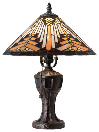 Meyda Lighting 224111 17" High Nuevo Mission Table Lamp