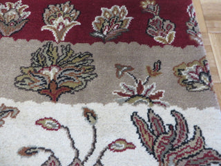 2'6x9'10 Runner Handmade Multi Colored Agra Oriental Rug Tabriz