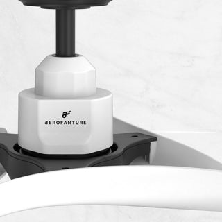 54 in. Indoor White Modern Ceiling Fan without Light