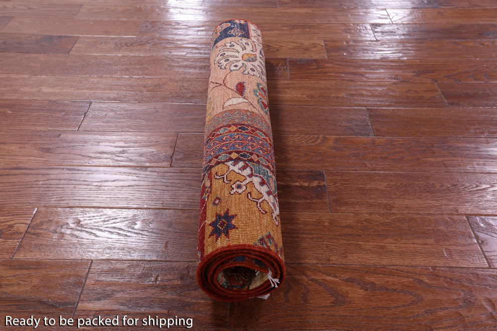 2' 10" X 4' 2" Super Kazak Handmade Wool Rug Q11248