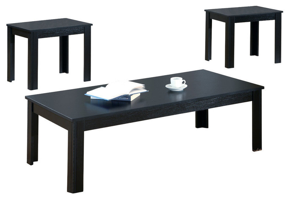 Table Set - 3Pcs Set / Black