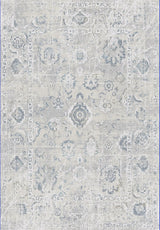 Castilla Ivory And Gray Area Rug, 6.7'x9.6'
