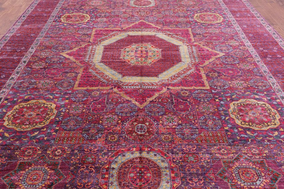 Mamluk Handmade Wool Rug 9' 10" X 13' 4" - Q12667