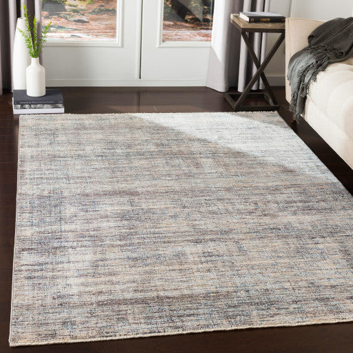 Surya Presidential PDT-2308 3'3"x5' Rug, Gray/Ivory/Butter/Pale Blue/Blue/Lime