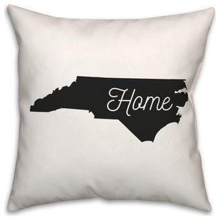 North Carolina Home 18x18 Spun Poly Pillow