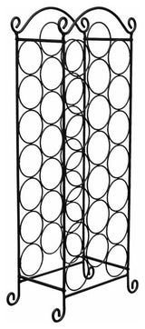vidaXL Wine Rack for 21 Bottles Metal