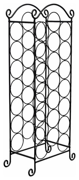 vidaXL Wine Rack for 21 Bottles Metal