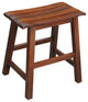 International Concepts Slat Seat Stool, 18" Seat Height, Espresso