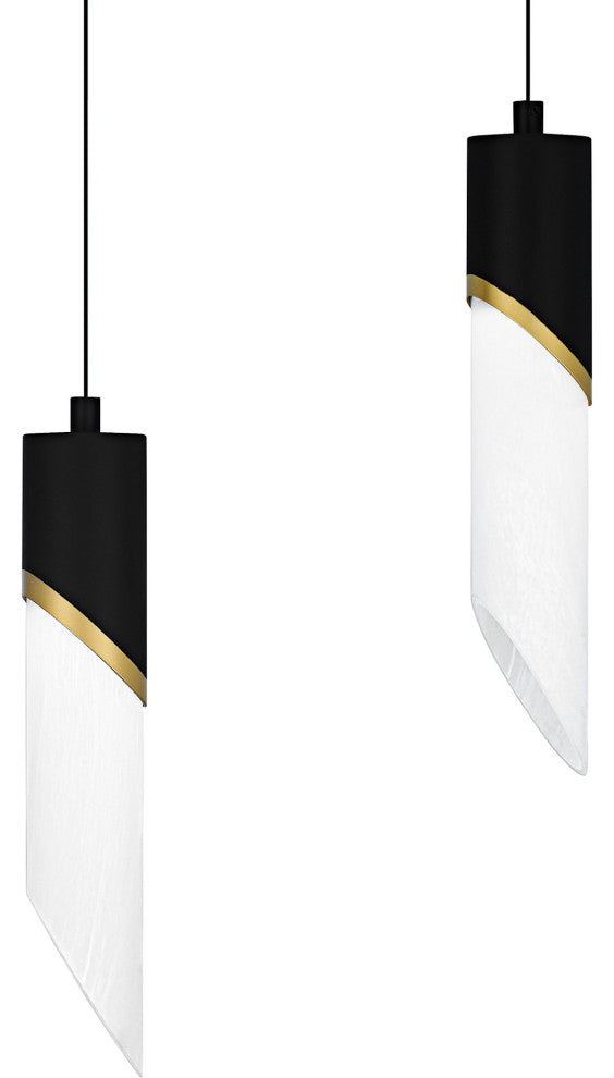 Quoizel PCAYS540 Alys 40"W LED Linear Pendant - Matte Black