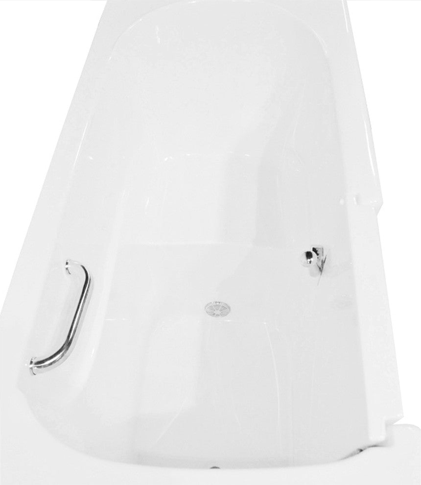 EZWT-3060 60"x30" Walk-In Tub, Soaker Series, Left Model