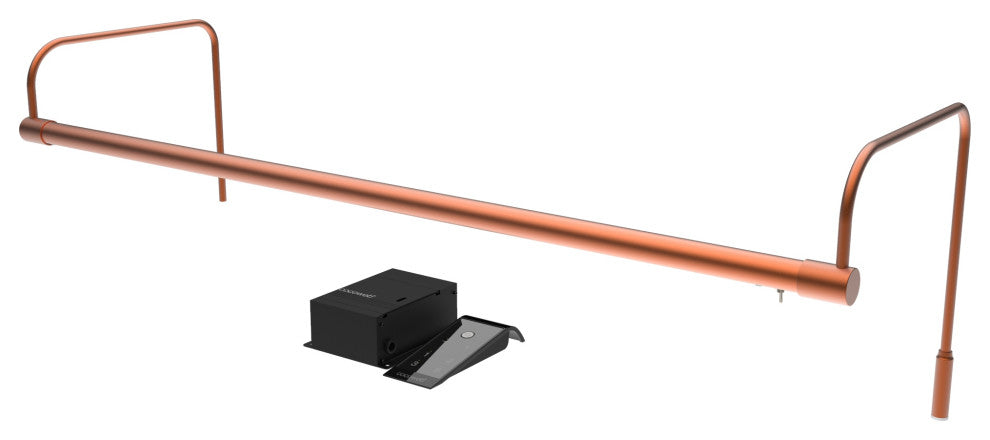 30" Tru-Slim Picture Light, Rose Gold With Hard Wire Kit and Remote