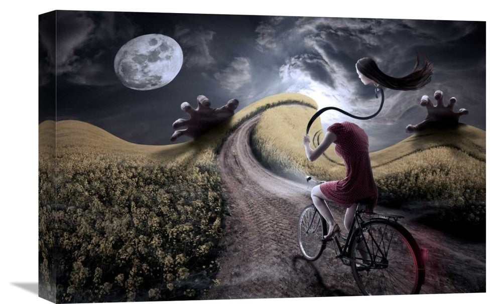 "Lightheaded" Stretched Canvas Giclee by Christophe Kiciak, 22x15"