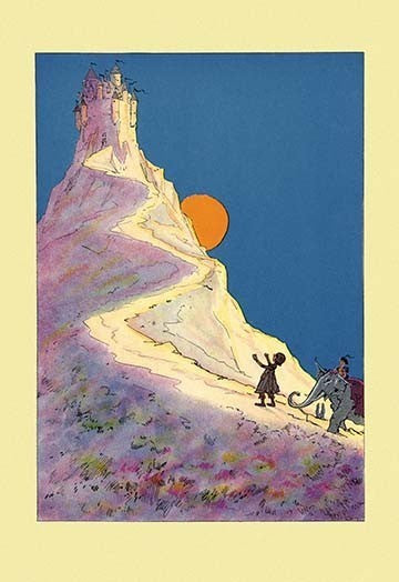 Castle on a Mountain- Canvas Poster 20" x 30"
