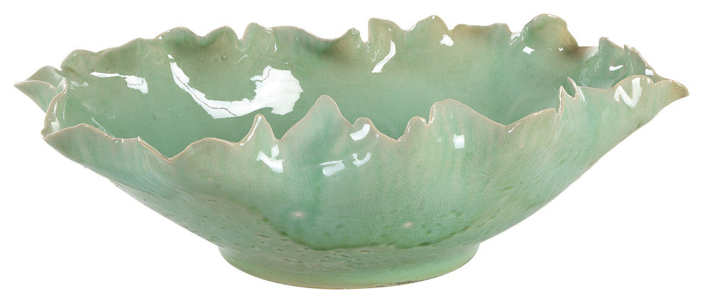 Uttermost Lila Green Glass Bowl