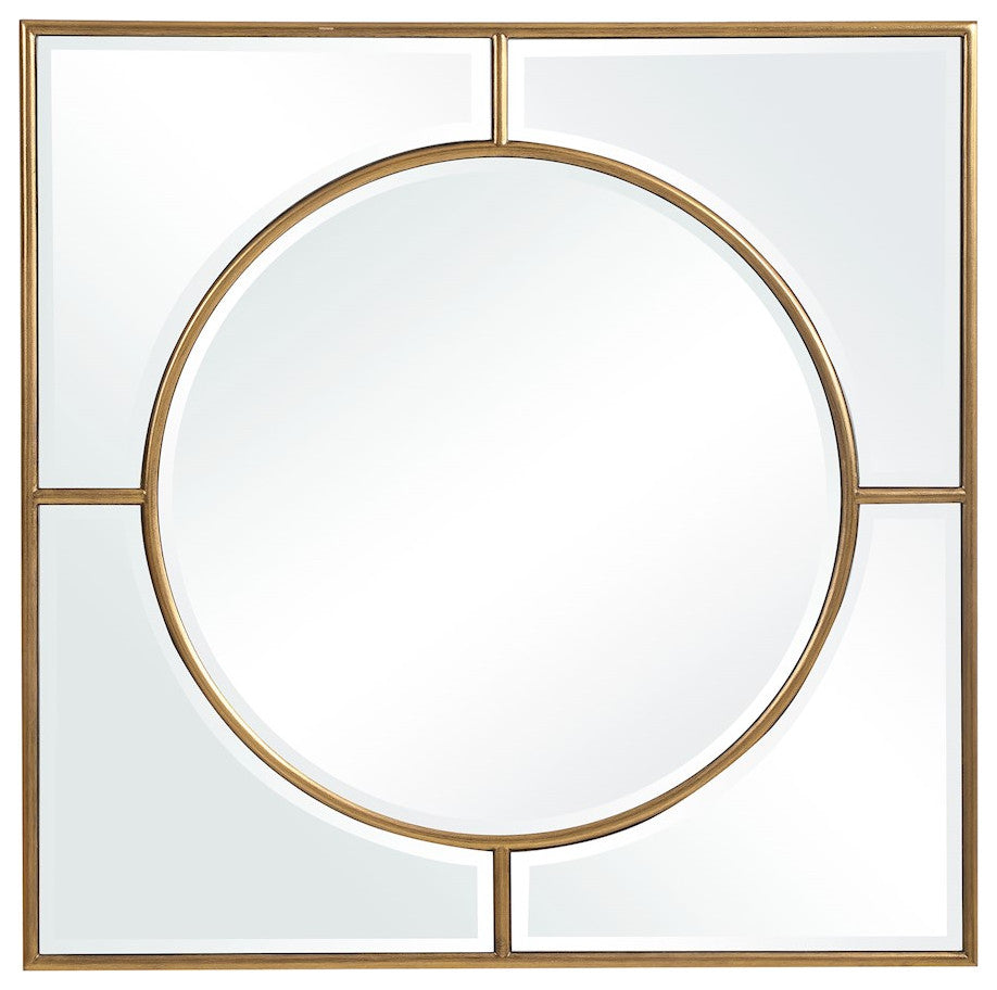 Uttermost Stanford Gold Square Mirror, 9673