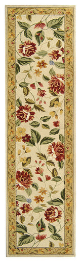 Safavieh Chelsea Hk117A Floral Rug, Ivory/Beige, 2'6"x6'0" Runner