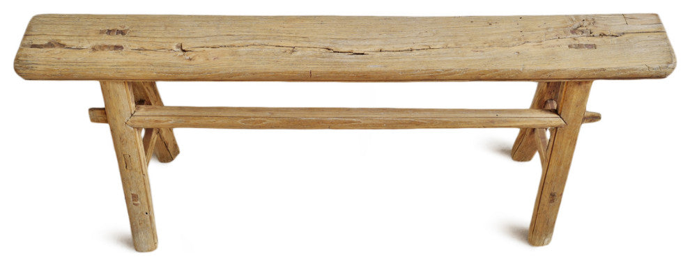 Consigned Asher Farm Elm Work Bench