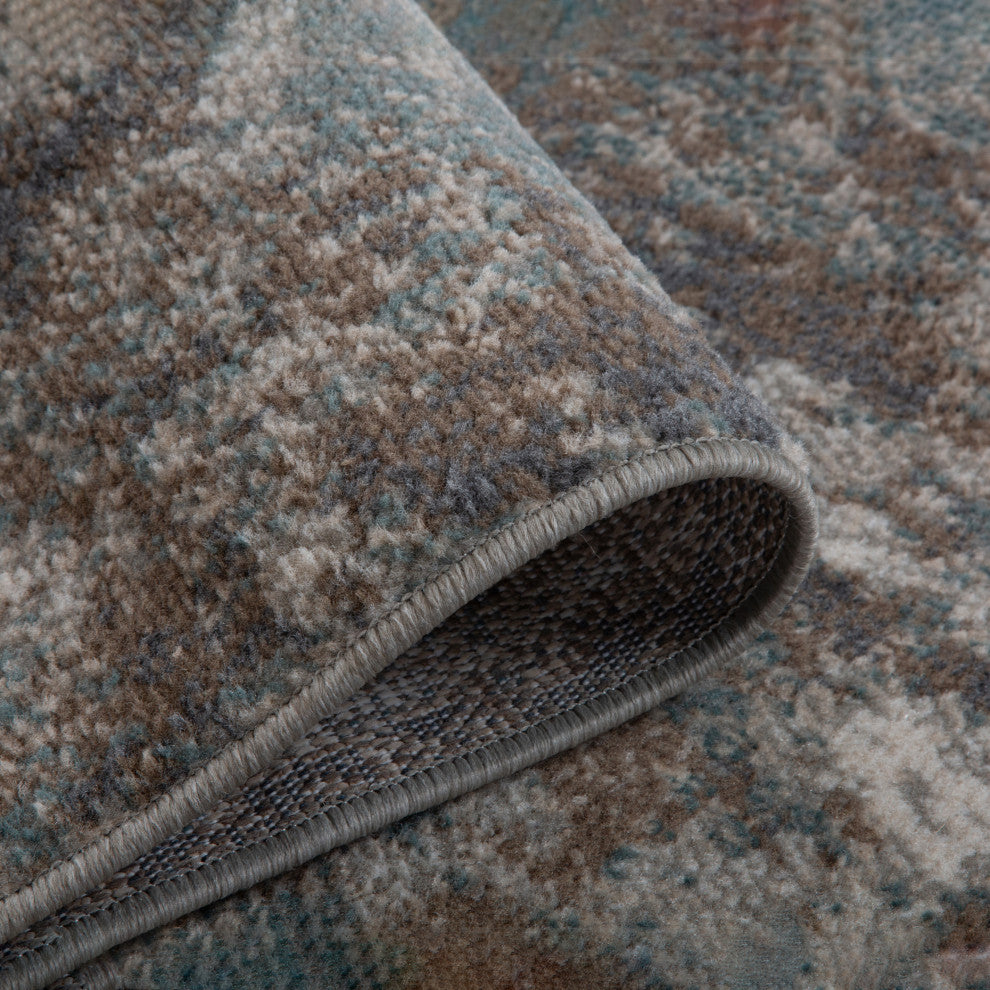 Alpine Bella Area Rug, Brown, 7'10" x 10'2", Abstract