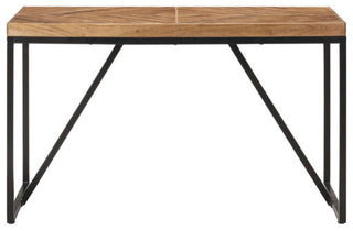 vidaXL Dining Table Kitchen Dining Room Table Solid Acacia and Mango Wood