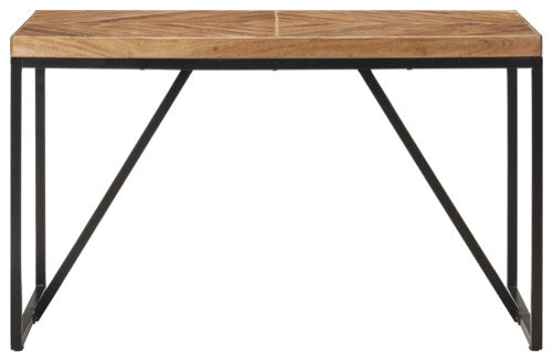 vidaXL Dining Table Kitchen Dining Room Table Solid Acacia and Mango Wood