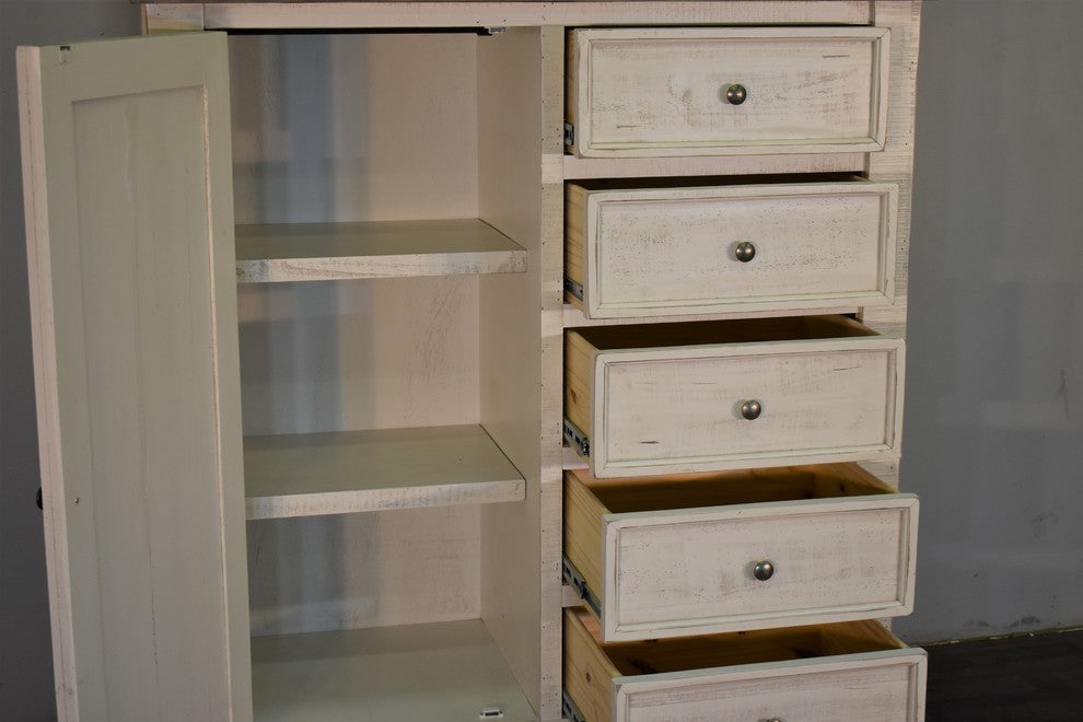 Stonegate Rustic Farmhouse Solid Wood Gentleman Chest