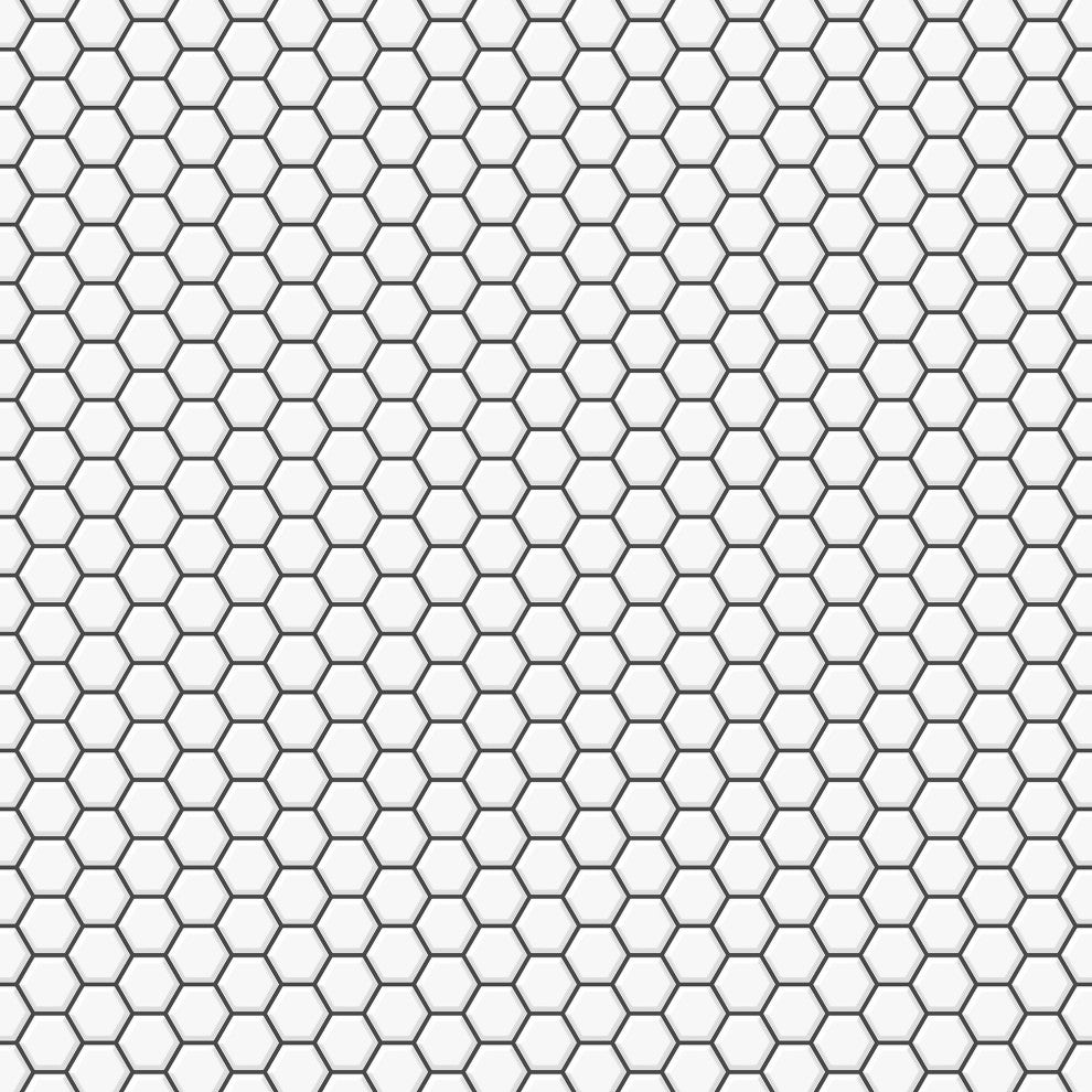 Transform Hexagon Peel and Stick Wallpaper, White
