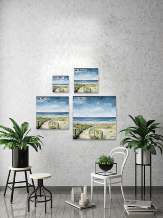 "Beautiful Path" Painting Print on Wrapped Canvas, 18x18